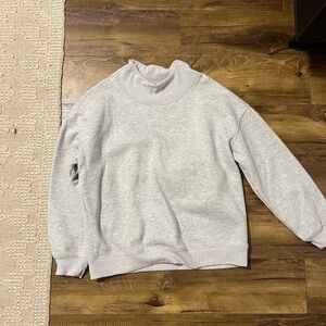 Amazon Gray Crewneck Sweatshirt Soft Cotton Blend
